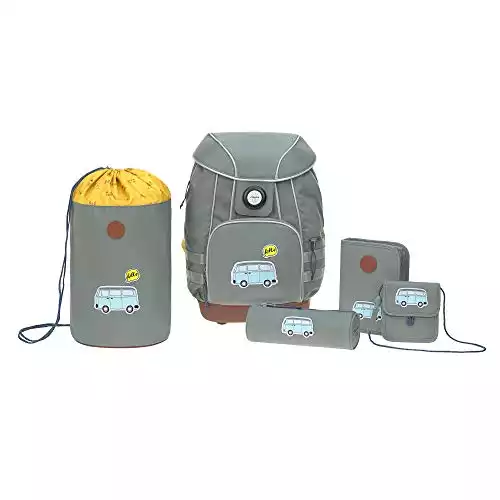 LÄSSIG Schulranzen Set 5-tlg., Adventure Bus