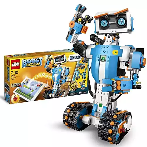 LEGO 17101 Boost Programmierbares Roboticset, App-gesteuertes Modell mit Roboter-Spielzeug und Bluetooth Hub