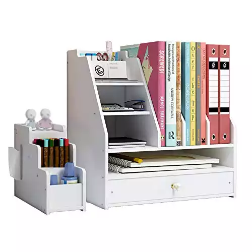 PB04 Schreibtisch-Organizer mit Schublade