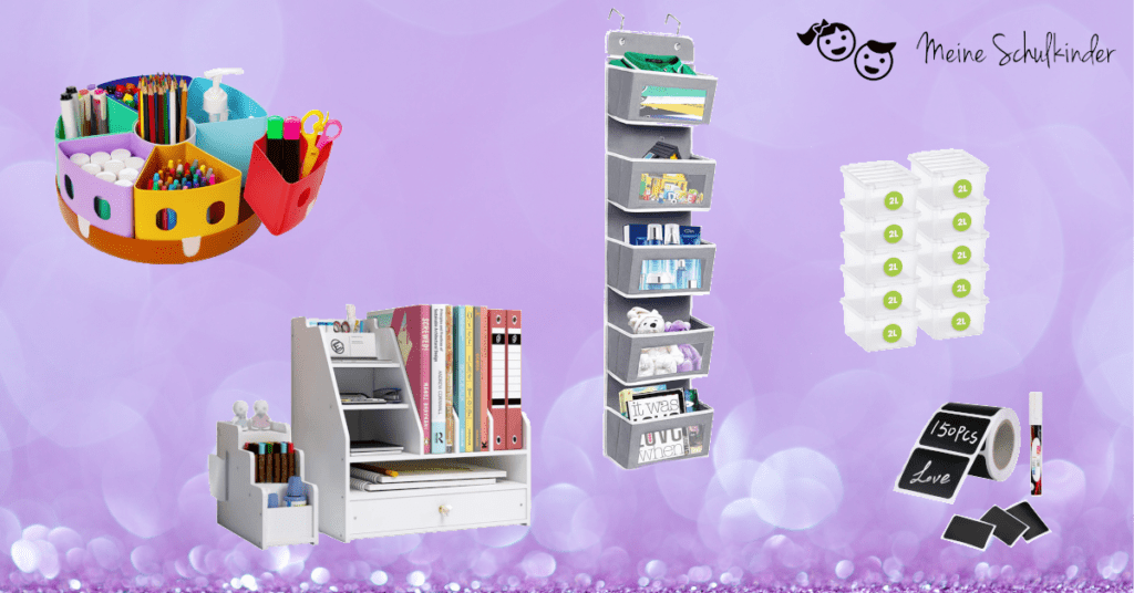 Schreibtisch Organizer für Schulkinder